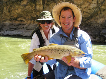 Guided fly fishing