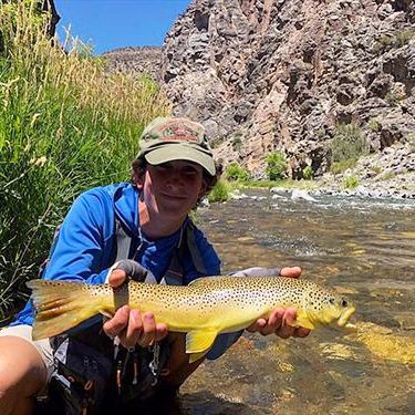 Walk-wade fly fishing on the lower Gunnison River